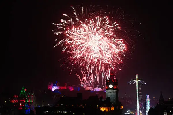  London’s Dazzling New Year’s Fireworks Amidst Weather Woes